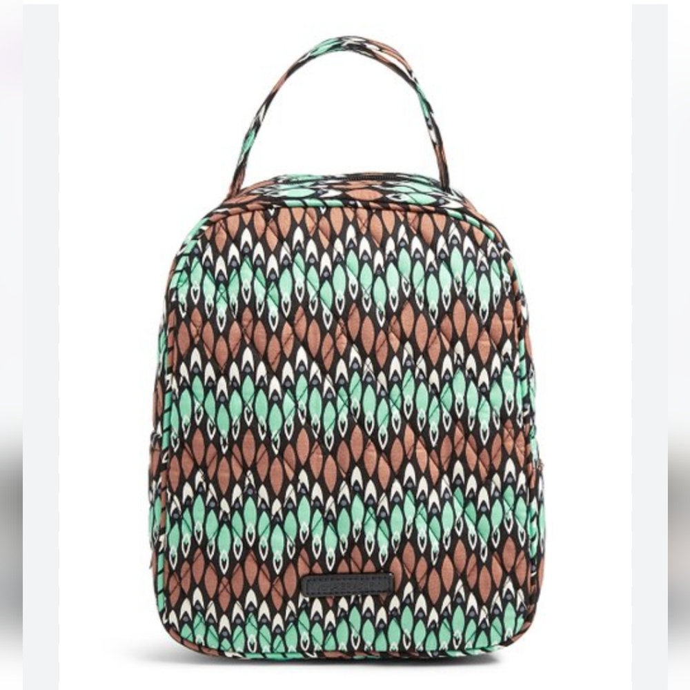 Vera Bradley Quilted Sierra Stream Lunch Bag